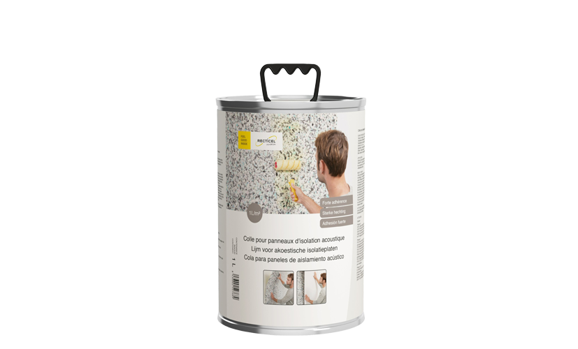 Glue for acoustic insulation panels