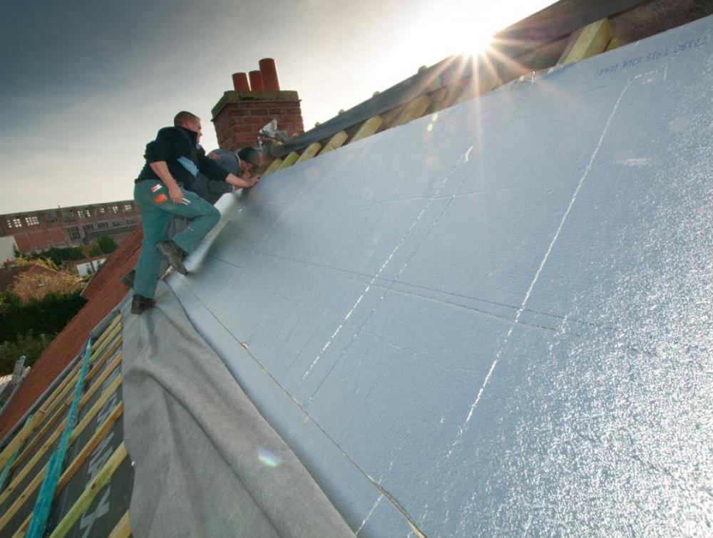 Powerroof sarking isolatieplaat voor hellende daken plaatsing