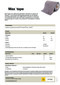 Technische fiche Max tape