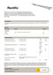 Technische fiche Rectifix schroef