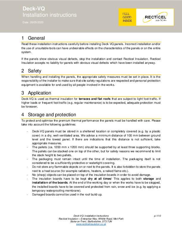 Technical Library Recticel Insulation Technical Library Recticel Insulation