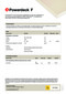 Technische fiche Powerdeck F