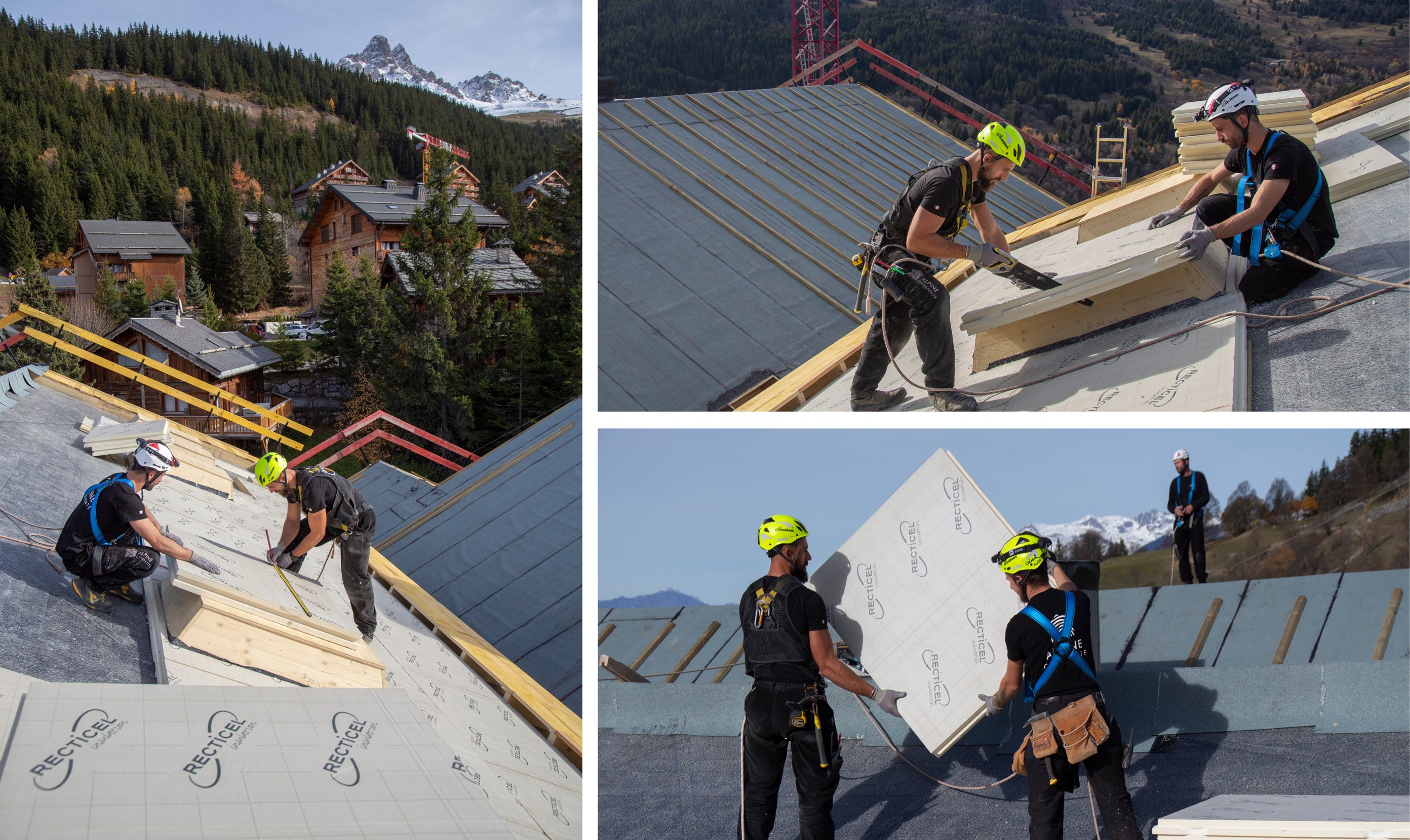 Installation des panneaux de sarking eurotoit montagne