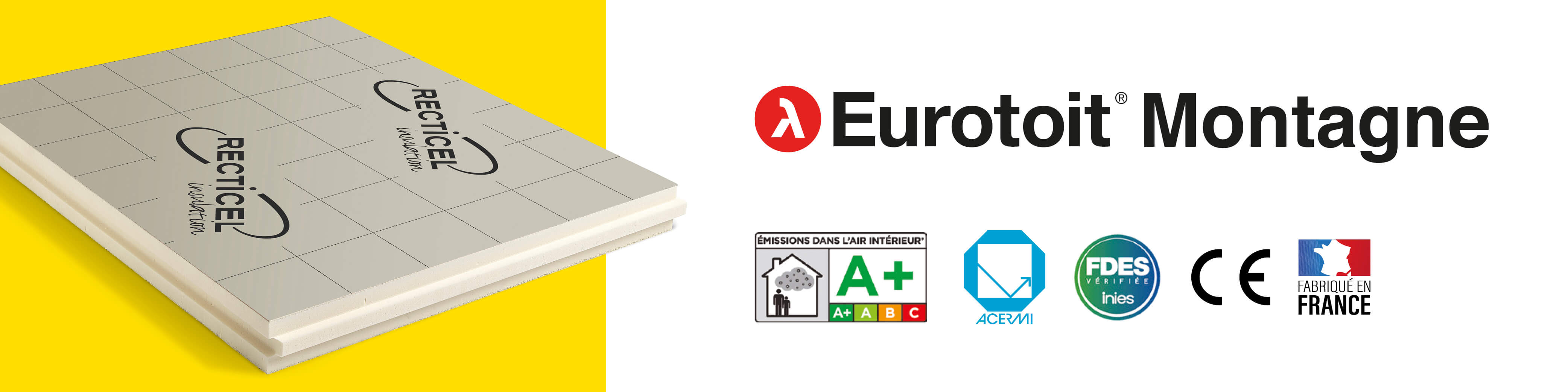 Eurotoit montagne panneau de sarking