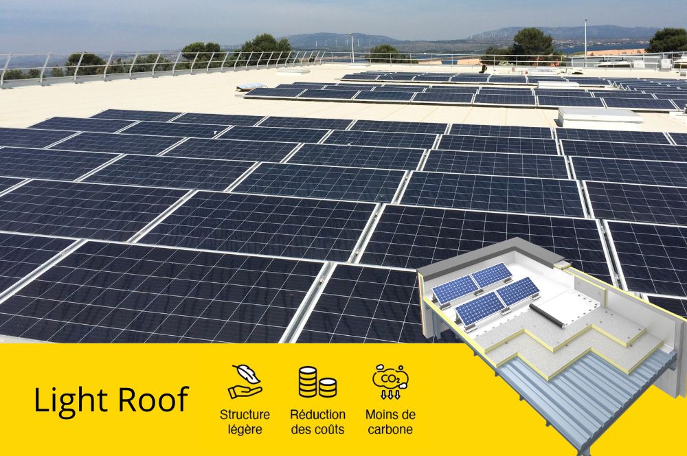 Light roof solarisation toitures bac acier