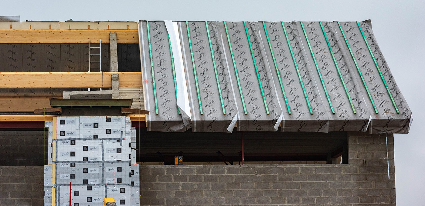 BEN (bijna Energie Neutrale) woning te Goesnes geïsoleerd met Recticel Insulation isolatie