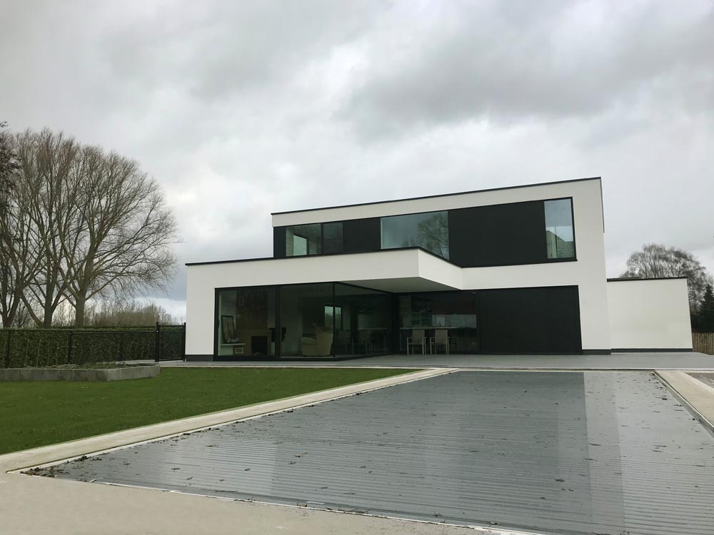 Energiezuinige renovatie van villa met Eurowall spouwmuur isolatie te Bornem