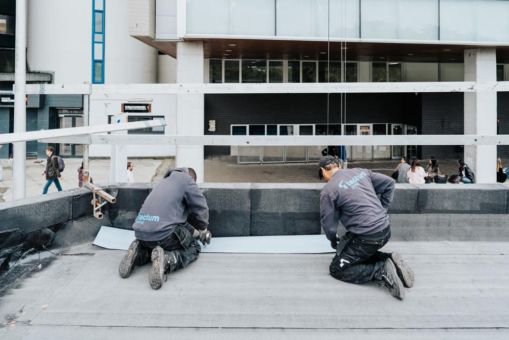 Renovatie VUB-restaurant in Elsene met Recticel afschotisolatie