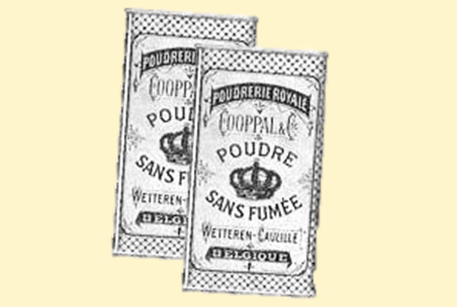 1919 - L'entreprise change de nom : Poudreries Réunies de Belgique (PRB)