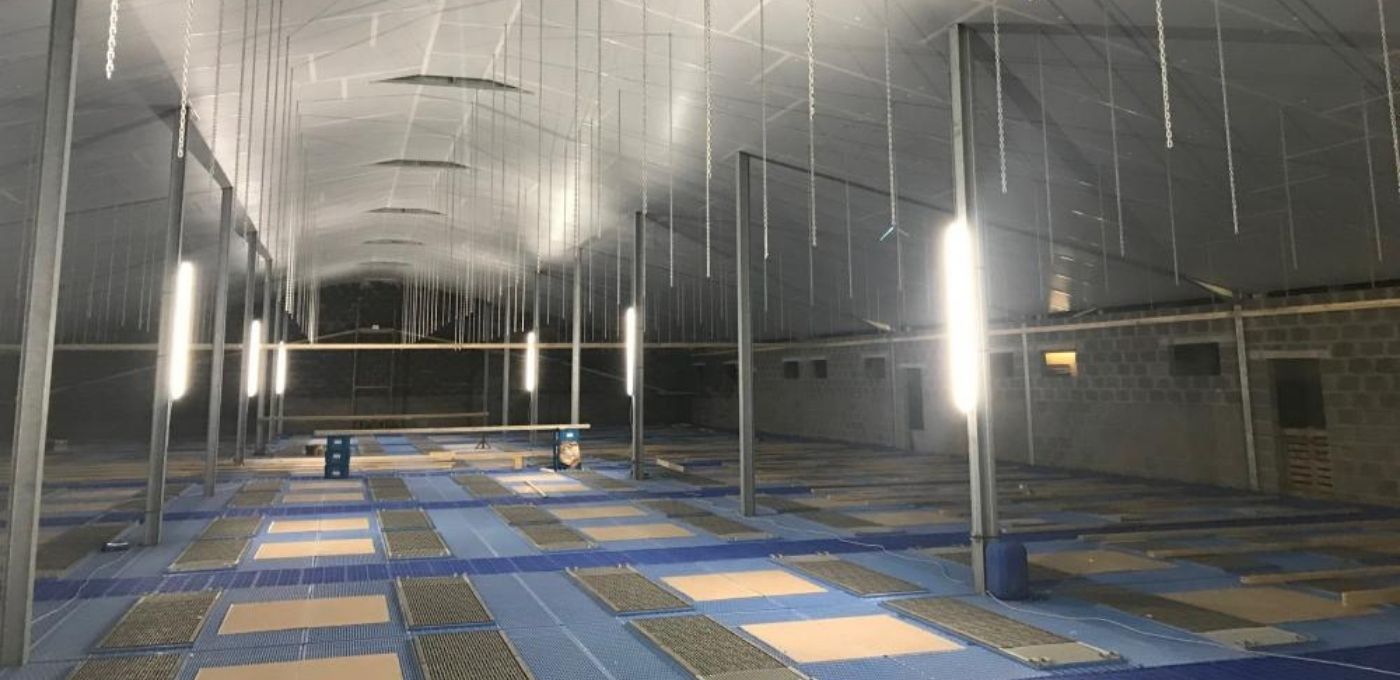 Project Cavan Ireland, Recticel's Powerline installation inside full unit image