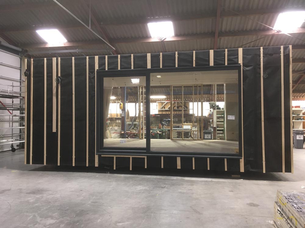 BeLodge houten pavilioens geïsoleerd met Comfofix isolatie van Recticel