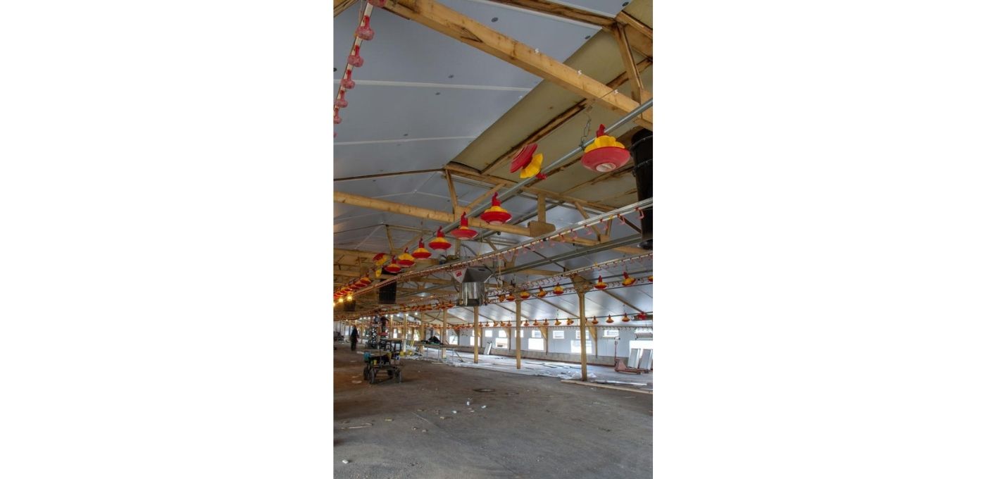 Powerline insulation for agriculture installation image pitched roof