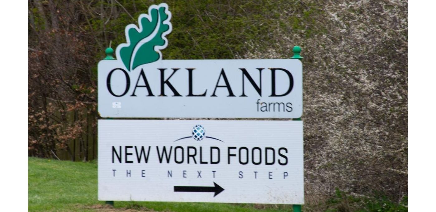 Oakland Farms sign for Recticel Insulation agriculture case study