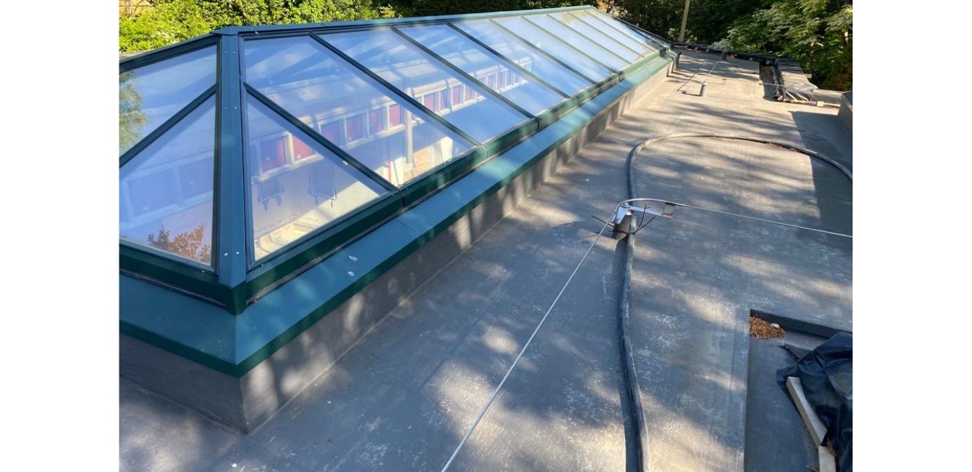 Parkside Gardens flat roof case study finished project roof image