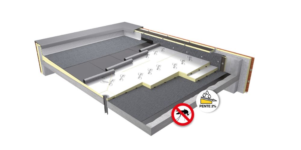 Panneau isolation Recticel silver A toiture-terrasse