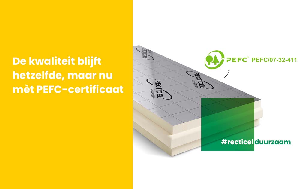 Recticel isolatieoplossingen PEFC gecertificeerd