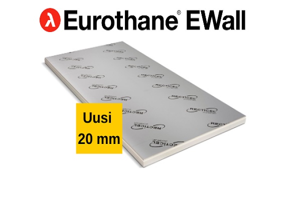 Eurothane EWall 20 mm - ohut, luja ja tehokas | Recticel Insulation