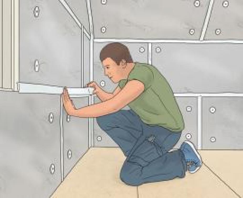 Instafit panel DIY thermal insulation wall application