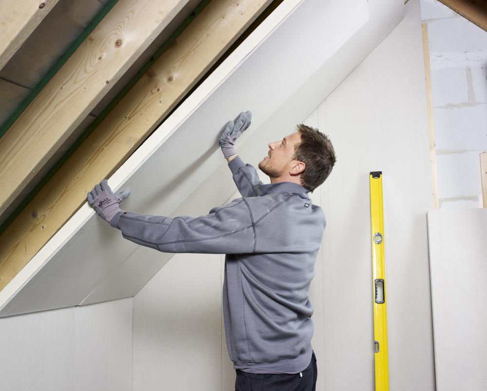 Recticel Insulation's Eurothane PL installation image in an loft ceiling application