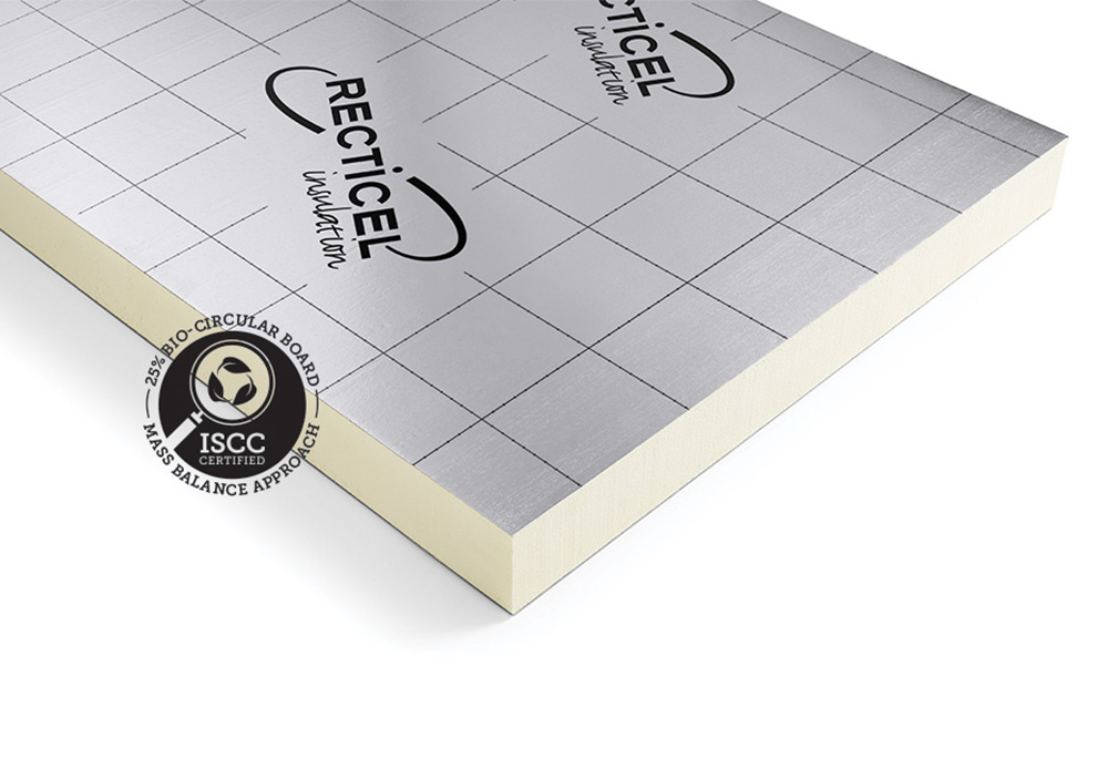 Eurothane Silver Impact platdakisolatie met 25% biocirculair materiaal
