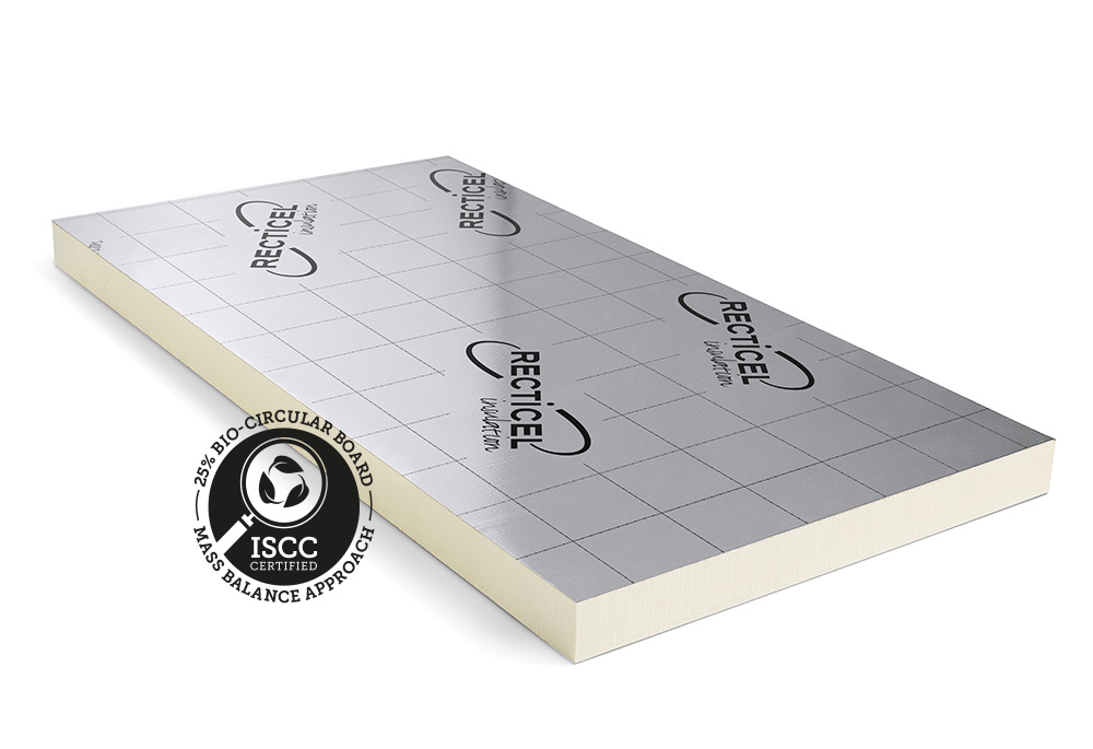 Eurothane Silver Impact platdakisolatie met 25% biocirculair materiaal