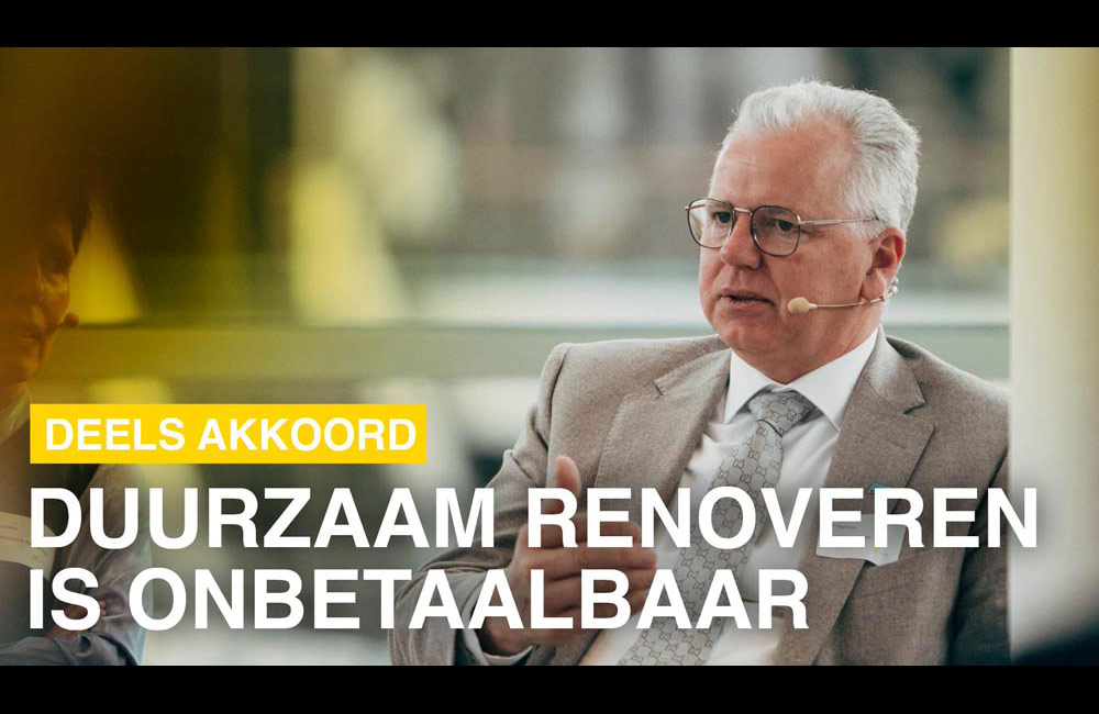 STELLING: Duurzaam renoveren is onbetaalbaar Karl Neyrinck, voorzitter Embuild Vlaanderen