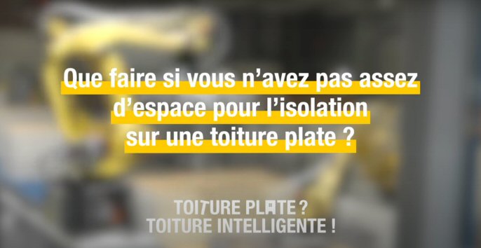 Que faire si vous n'avez pas assez d'espace pour l'isolation sur une toiture plate ?