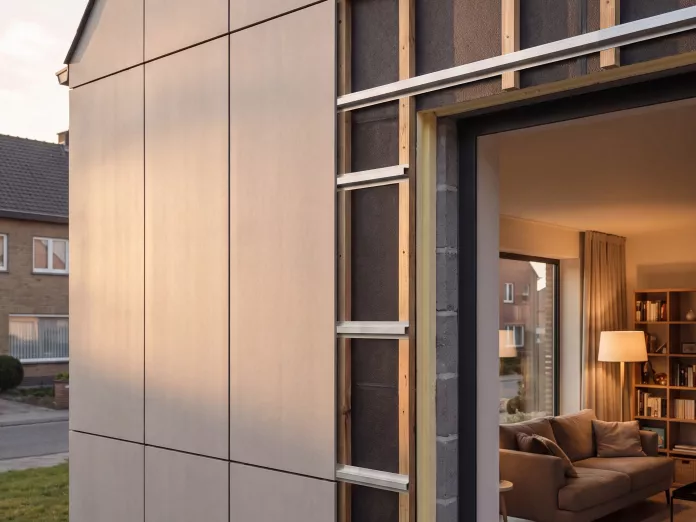 Powerwall buitengevelisolatie op gevel