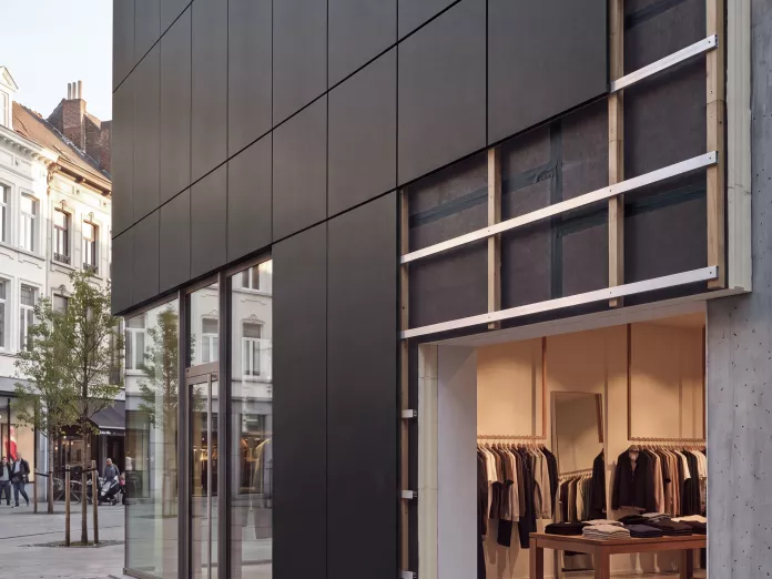 Powerwall buitengevelisolatie toegepast op een gevel