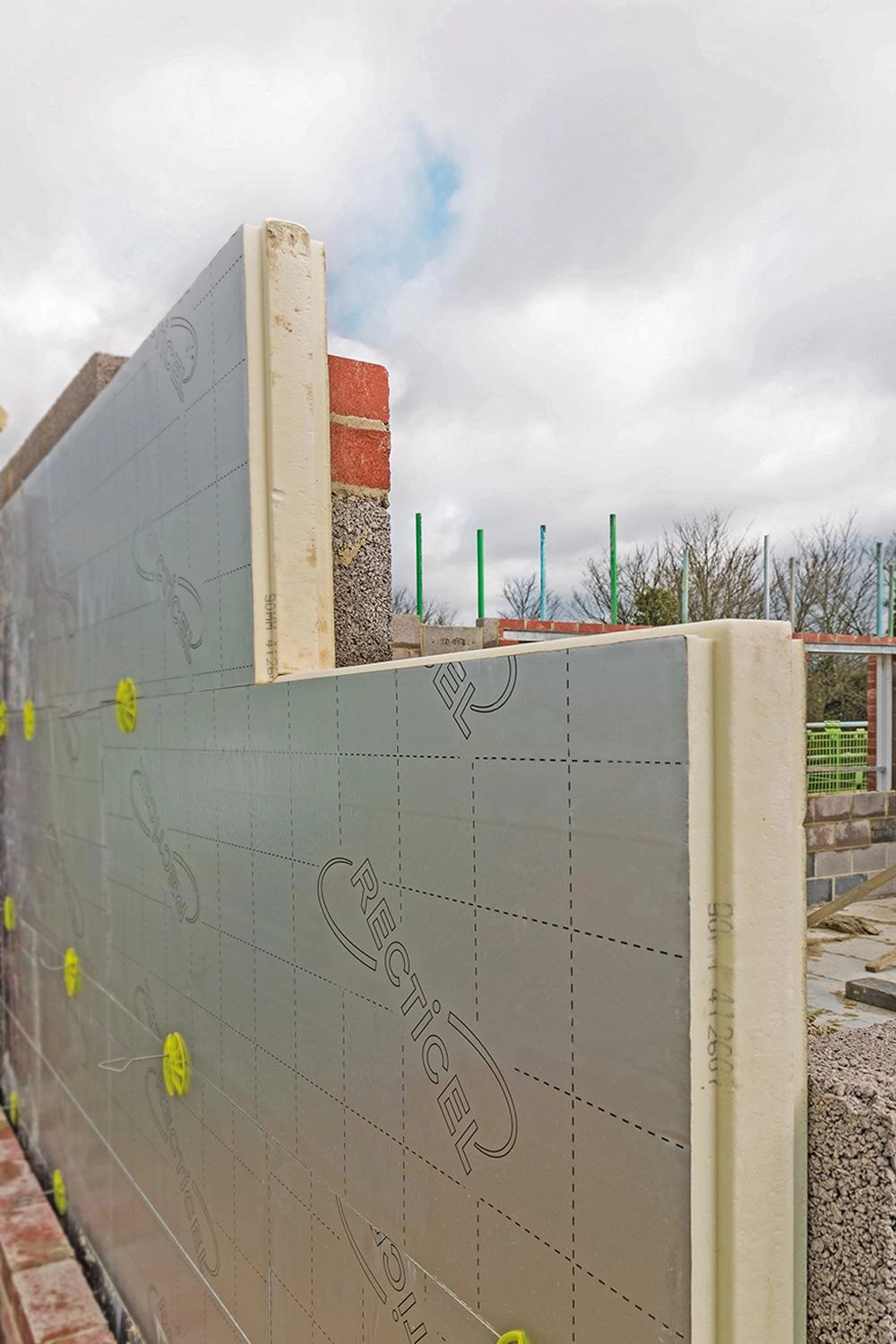 Recticel Insulation's Eurowall + installation image in Foreman Homes project
