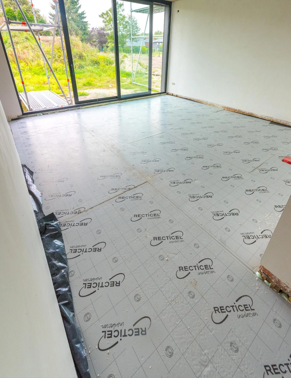 energiezuinige nieuwbouwwoning te Lembeke met Eurofloor vloerisolatie