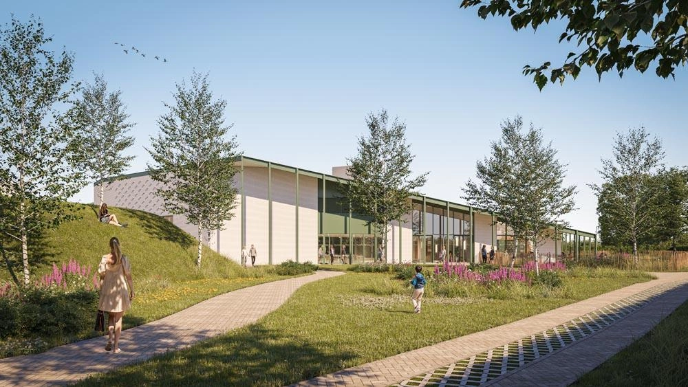 Bouwproject Stekene Cultuurhuis met Recticel Eurowall Impact isolatie foto 2