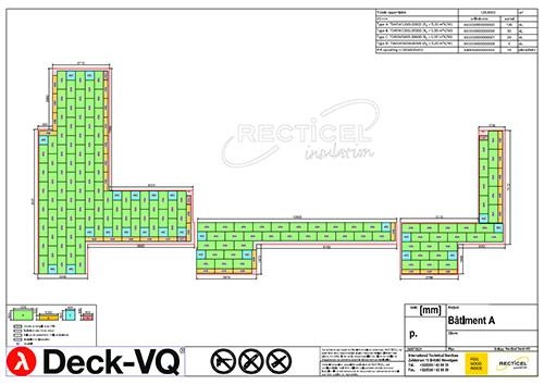 Deck-VQ vacuumisolatie legplan