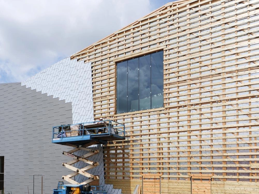 Parc d'affaires / parc de bureaux Campus West isolé avec isolation Powerwall pour murs externes.