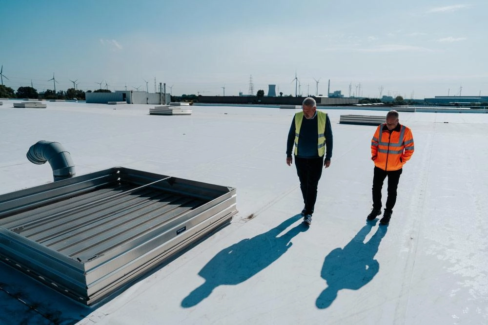 Vignoble Natie Evergem isolé avec l'isolation Topcover de Recticel Insulation