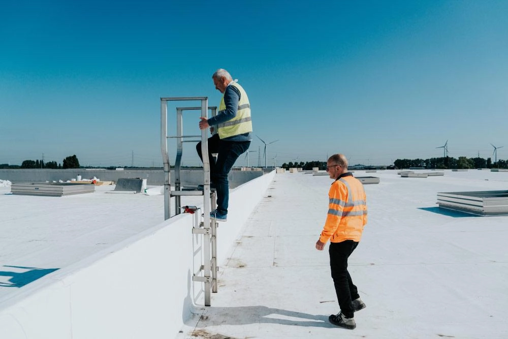 Vignoble Natie Evergem isolé avec l'isolation Topcover de Recticel Insulation