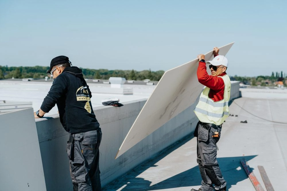Vignoble Natie Evergem isolé avec l'isolation Topcover de Recticel Insulation