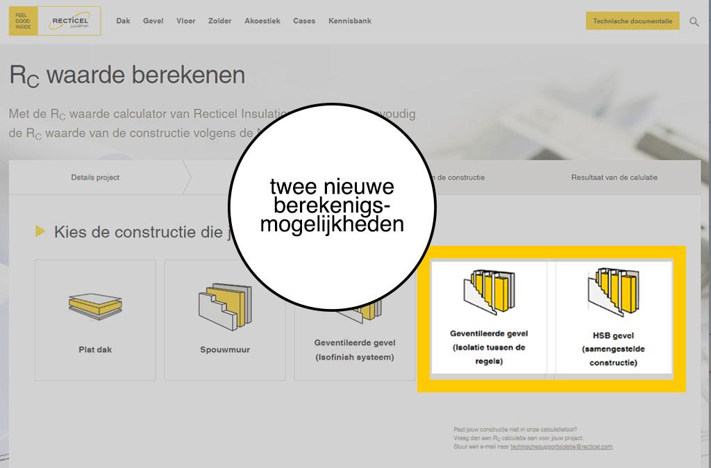 Nieuwe berekeningen online
