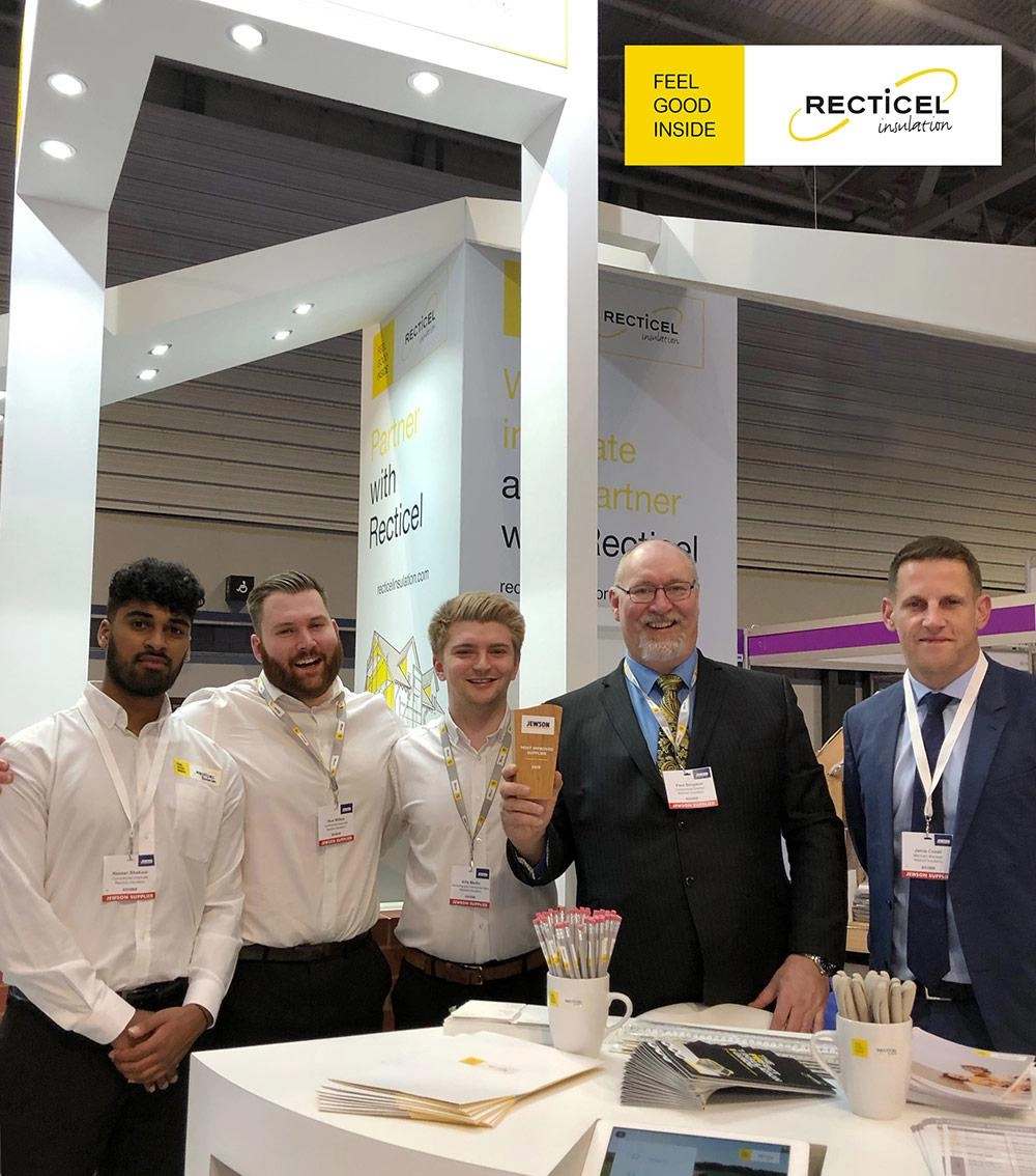 Recticel enjoys awards success at Jewson Live 2020 image