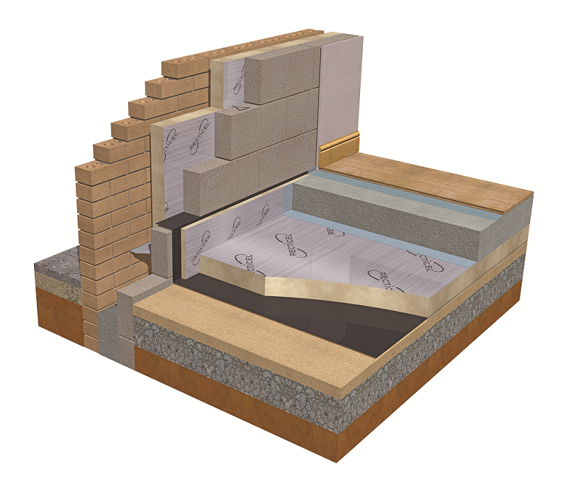 Eurothane GP insulation below slabs floor application