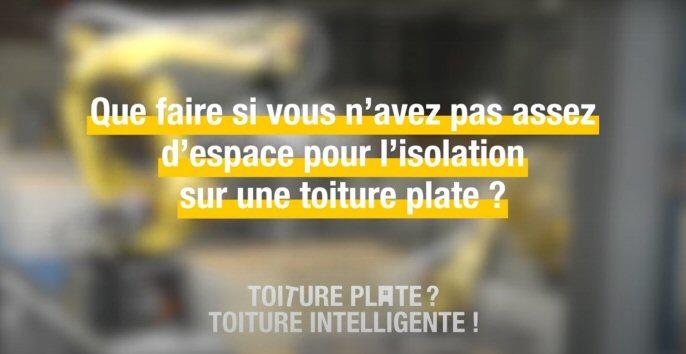 Que faire si vous n'avez pas assez d'espace pour l'isolation sur une toiture plate ?