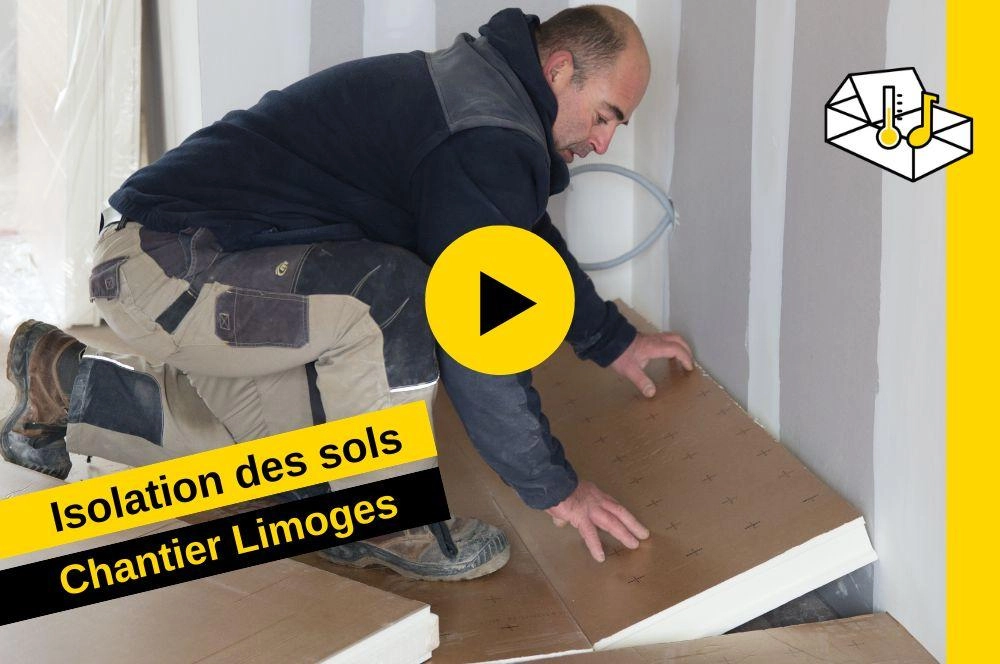Recticel Eurosol - chantier isolation des sols