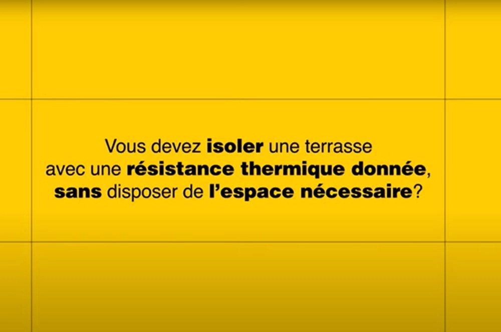 Deck-VQ de Recticel panneau sous vide d'air