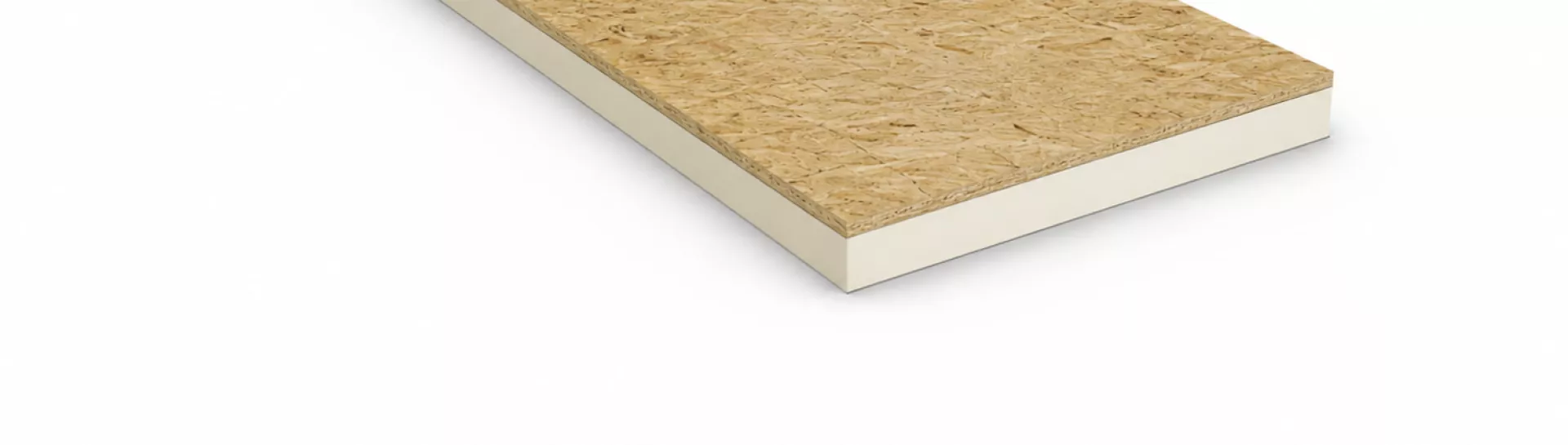 Rectangular wooden board with a thin layer of white beneath.