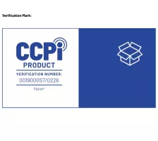 CCPI product logo with box icon on blue background.