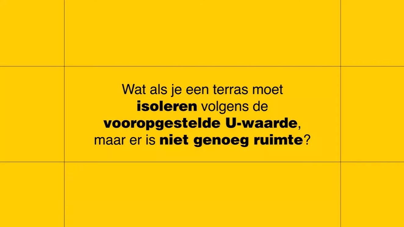 terras isoleren met vacuumisolatie - video