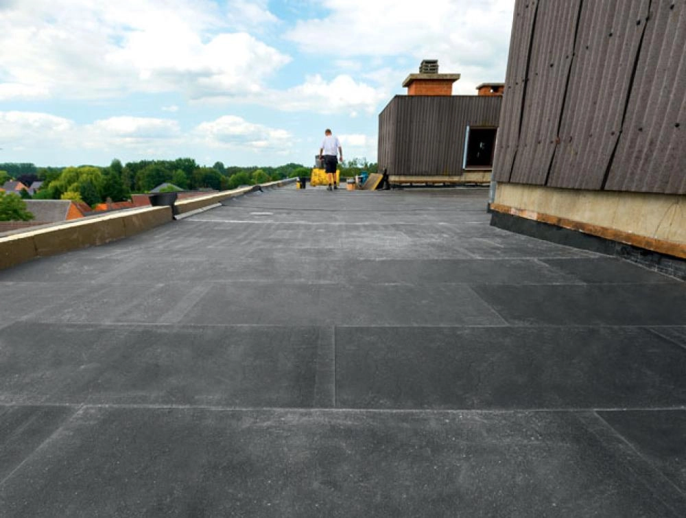 Recticel Insulation Powerdeck U flat roof application image