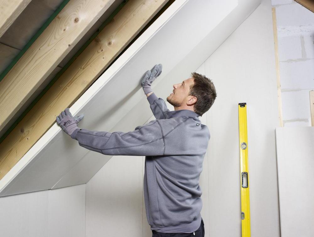 Recticel Insulation's Eurothane PL installation image in an loft ceiling application