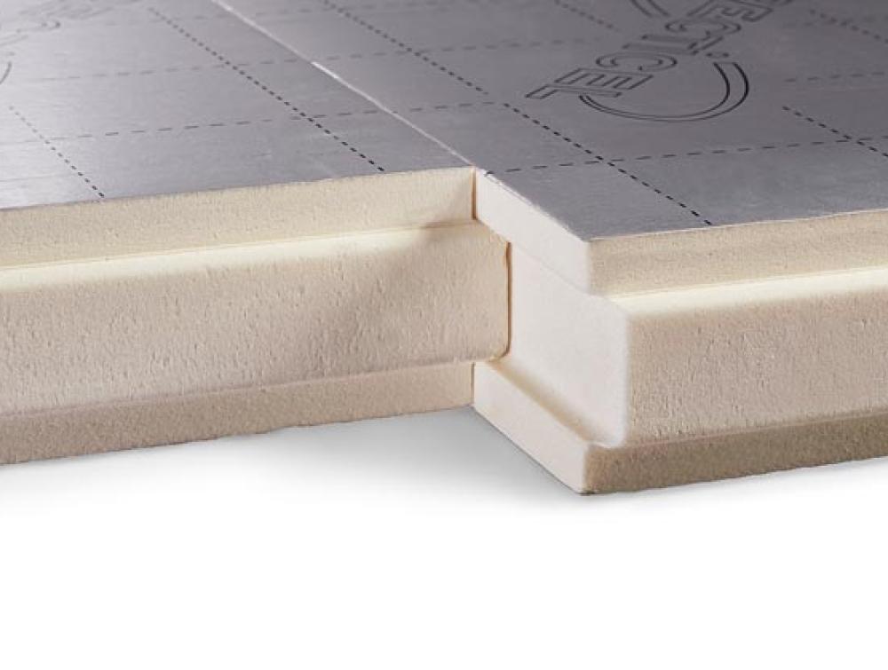 Eurowall + Recticel Insulation tongue and groove joint