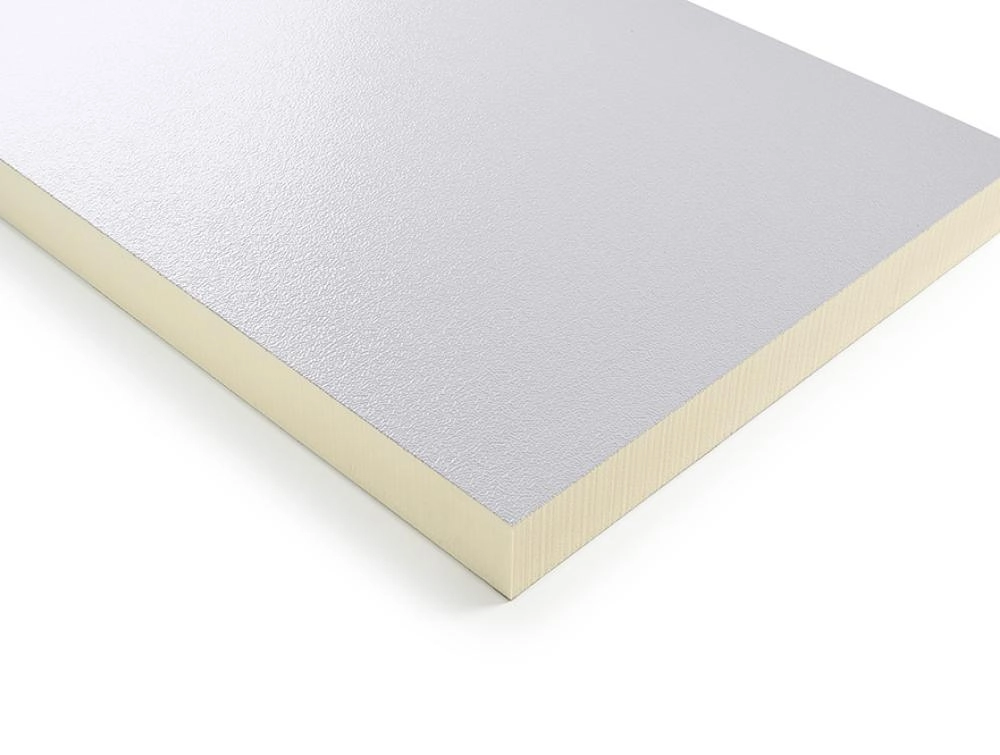 Powerboard white isolatiepanelen voor hellend dak langs binnen met witte en zilver afwerkingslaag